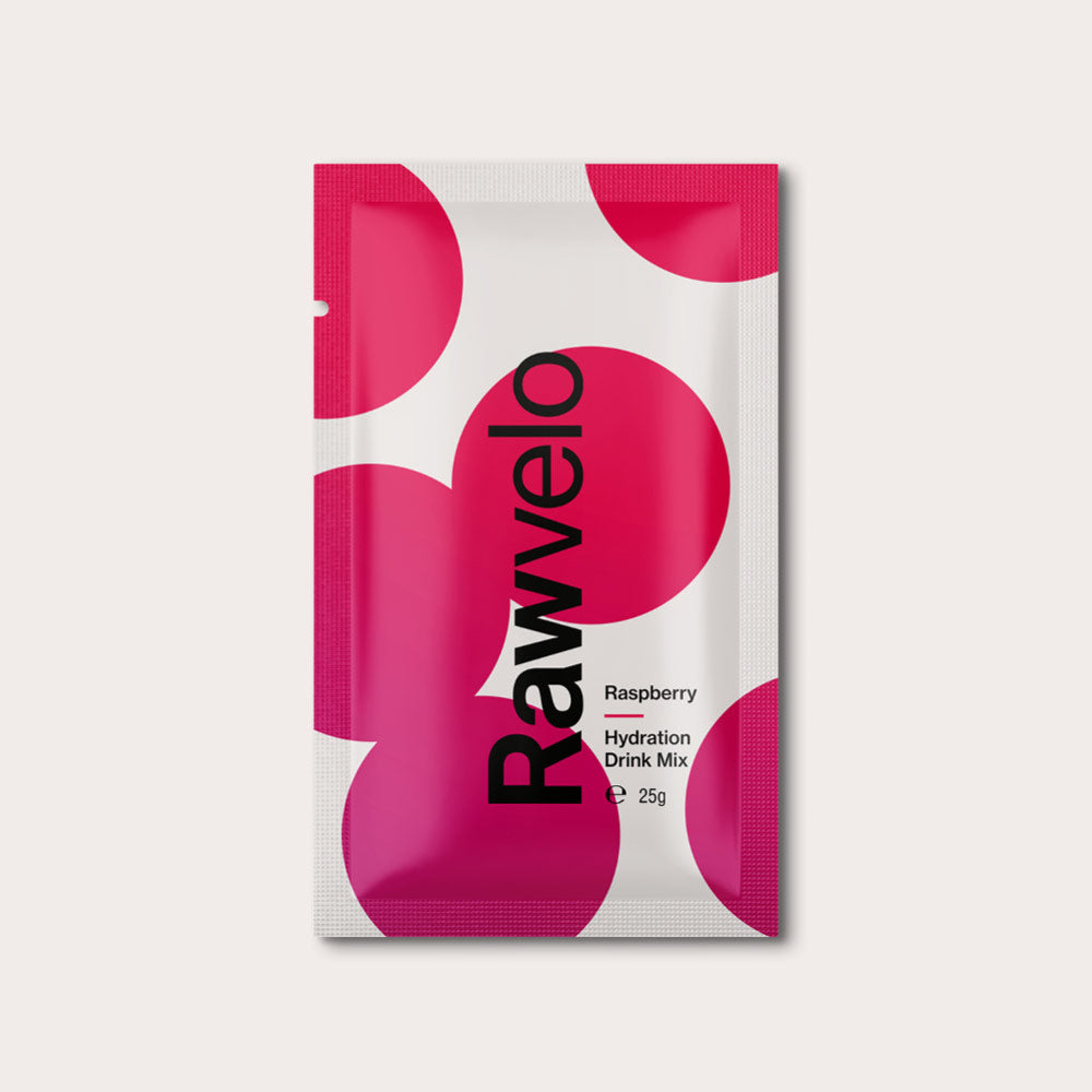Rawvelo Raspberry Hydration Drink Mix Sachets